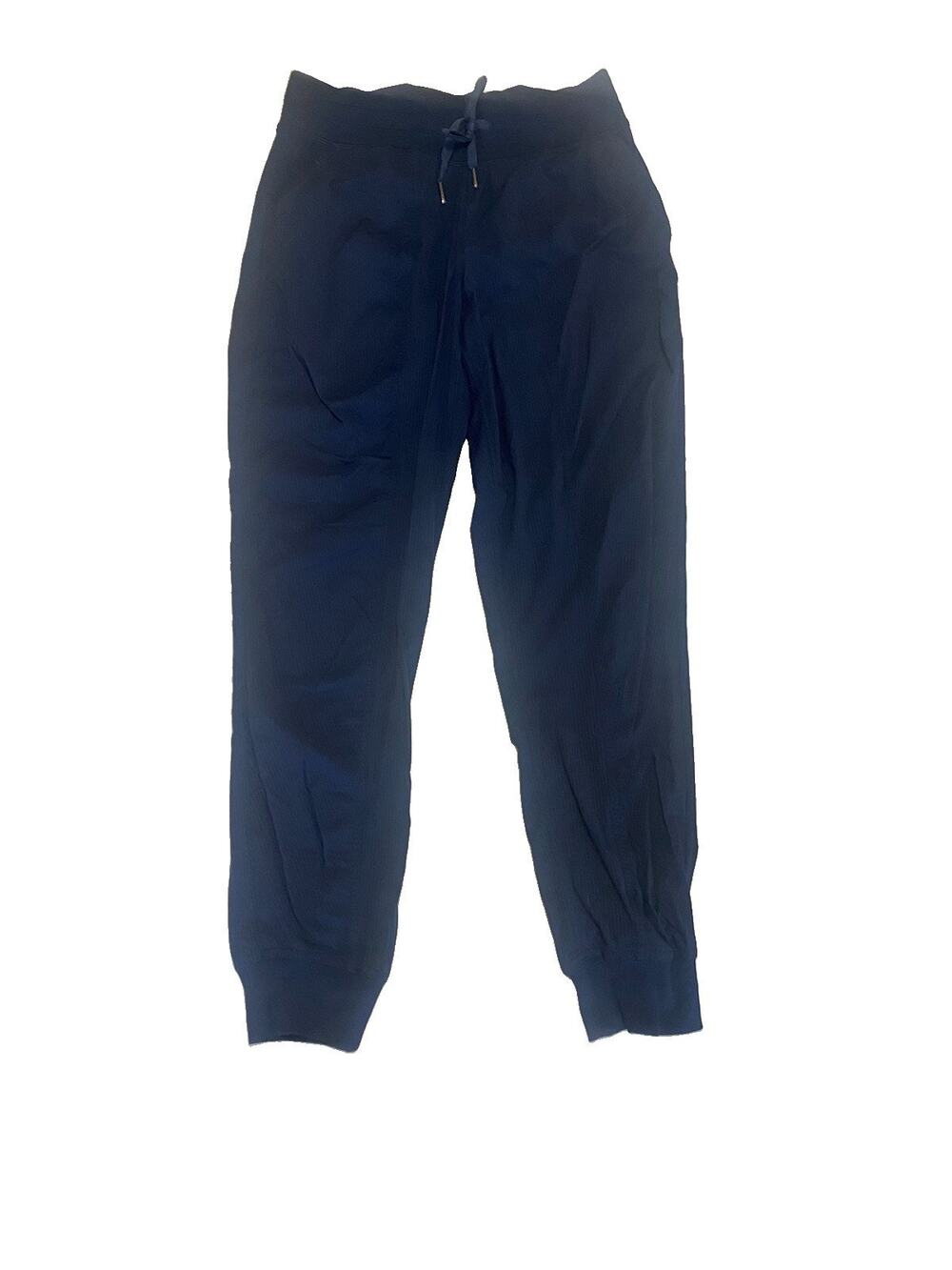 ➿ Lululemon Dance Studio Mid-Rise Jogger Full Length, True Navy Size. 6 striped